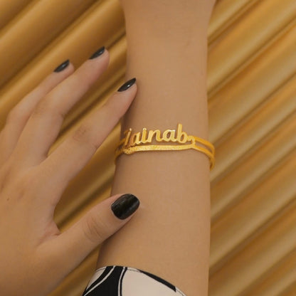 Customize Name bangle